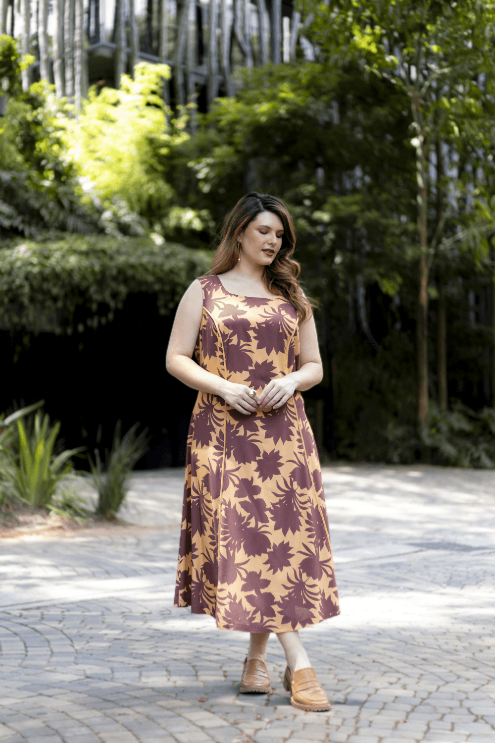 VESTIDO PLUS SIZE FEMININO MIDI MELISSA